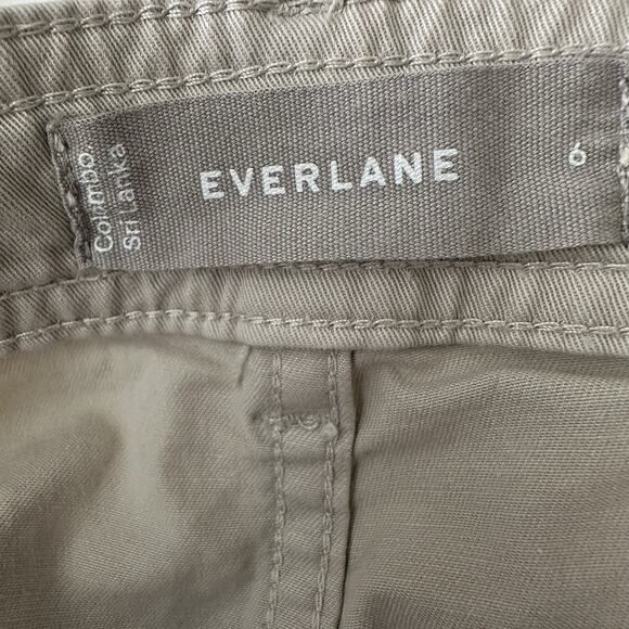 Everlane Womens Wide Leg Khaki Pants Size 6 Work Office Casual - Picture 3 of 4
